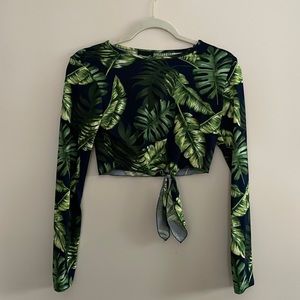 Cropped body suit